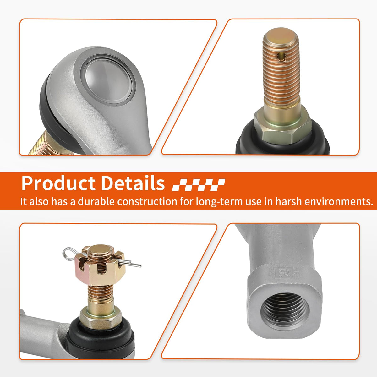 Zozoye included fasteners and pins for complete installation.