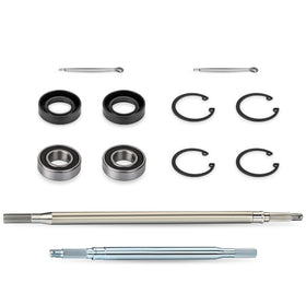 Zozoye pins and hardware layout for easy EZGO axle upgrade.
