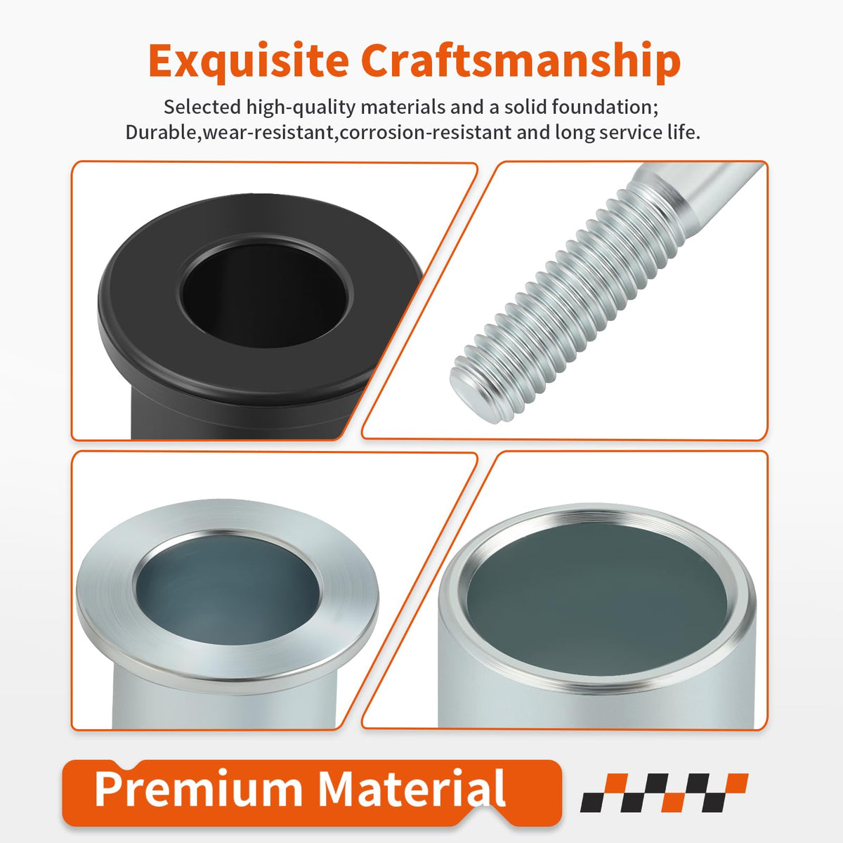Zozoye smooth-ride bushing kit for Club Car DS reduces vibration and wear.