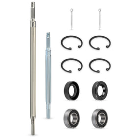Zozoye snap ring set shown for secure axle assembly during installation.
