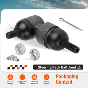 Installation detail of Zozoye steering rack ball joint for EZGO carts