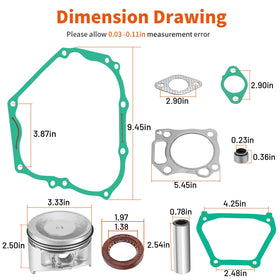 Zozoye engine center main gasket provides a reliable seal for Yamaha engines