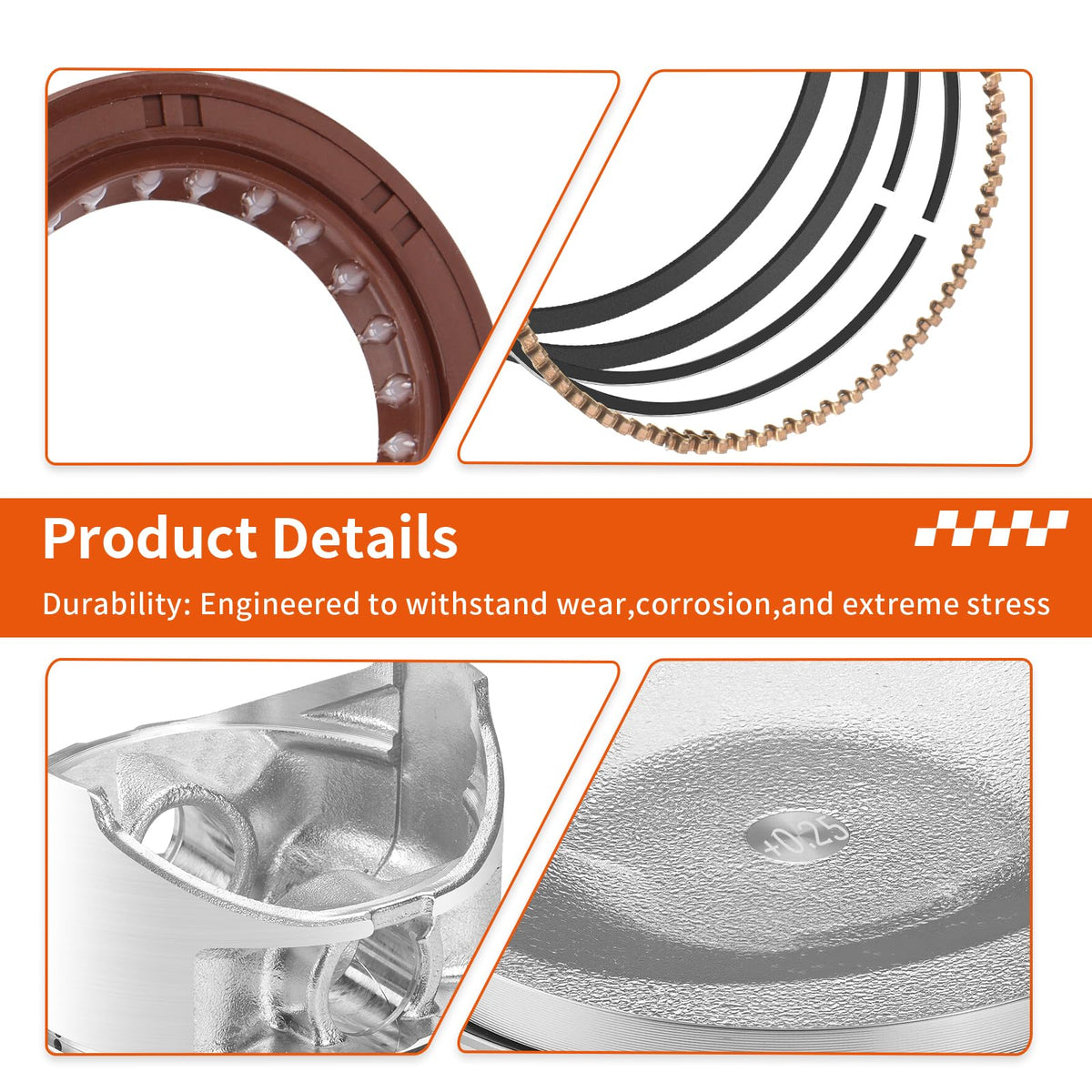 Zozoye exhaust gasket maintains proper exhaust seal on Yamaha engines