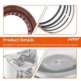 Zozoye exhaust gasket maintains proper exhaust seal on Yamaha engines