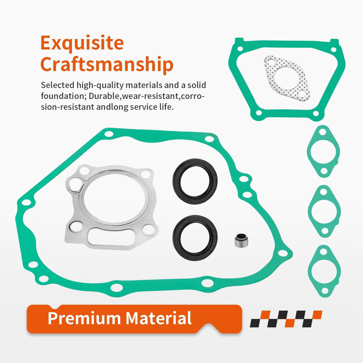 Zozoye cylinder head gasket shows full coverage for Yamaha engines