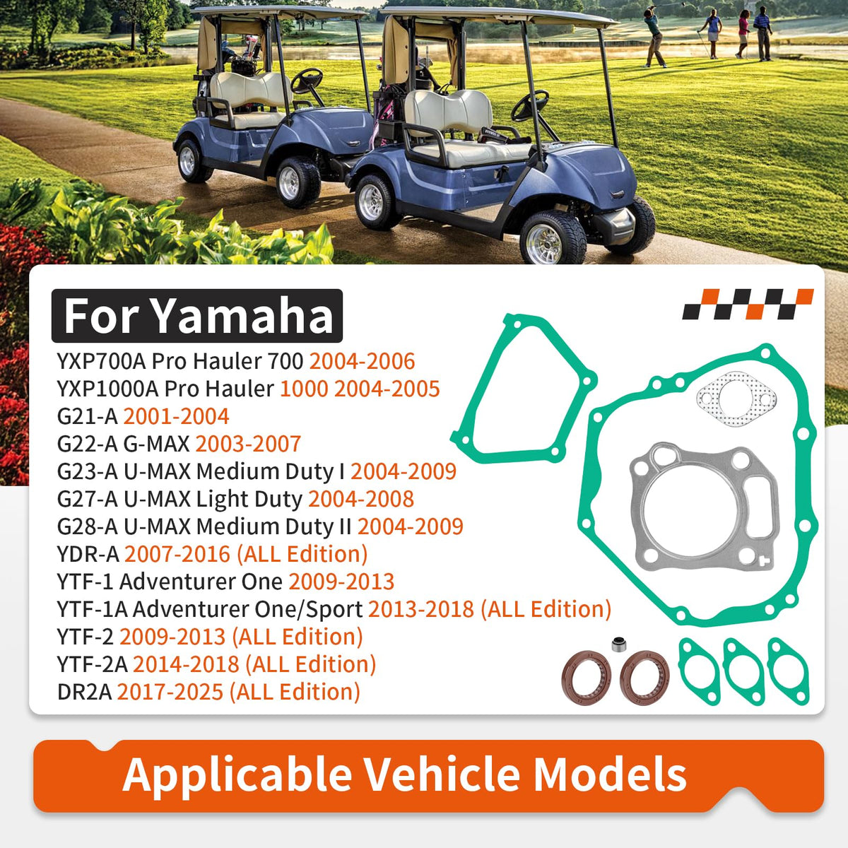 Zozoye gasket kit for G21-A Yamaha promotes durable sealing on daily rides.