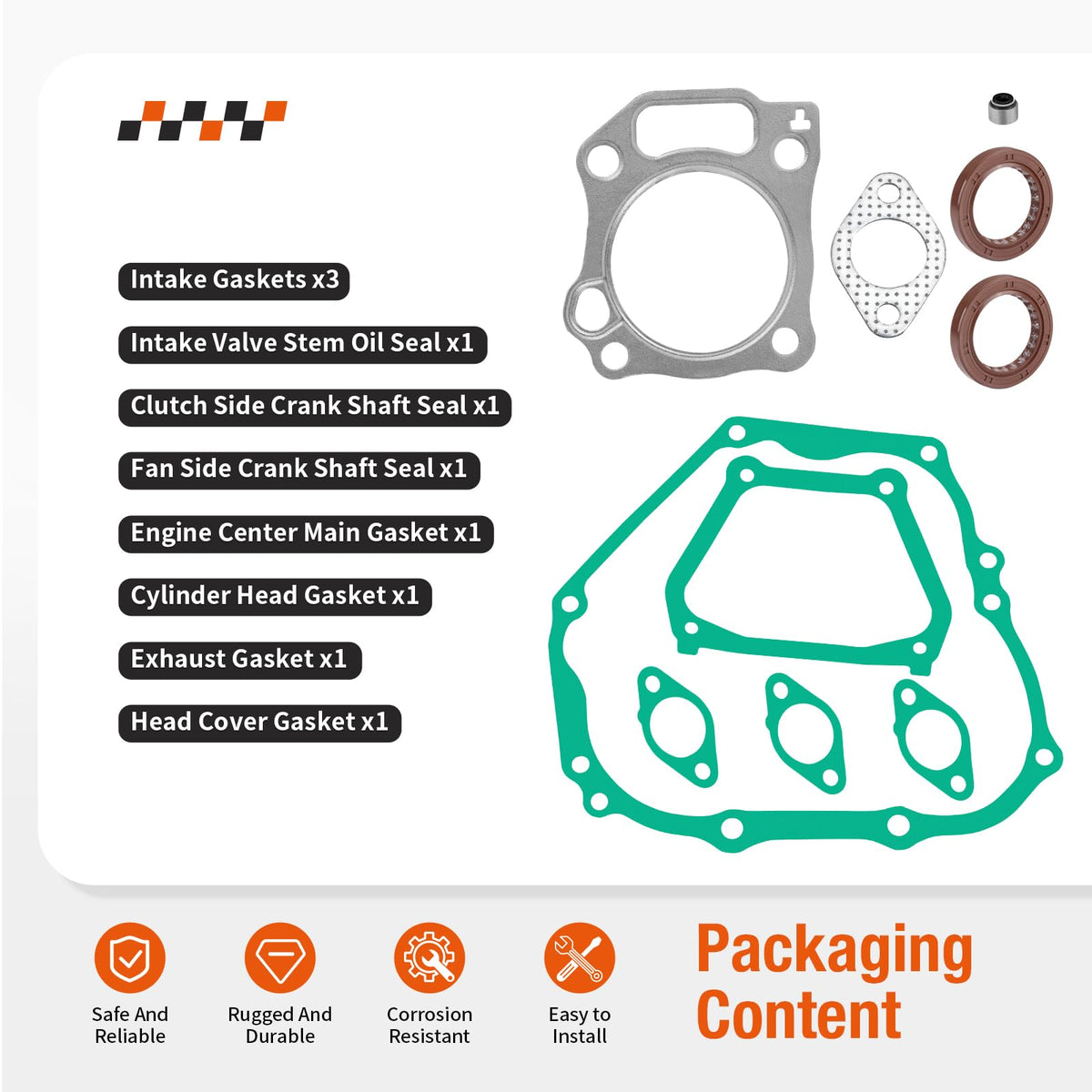 Zozoye gasket kit for G22-A Yamaha improves seal reliability under load.