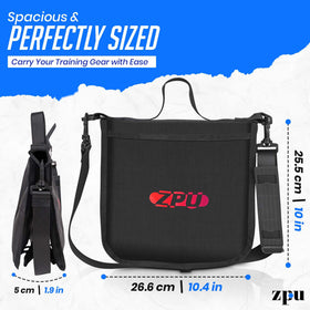 ZPU Discus Carrier adjustable shoulder strap offers versatile carrying options