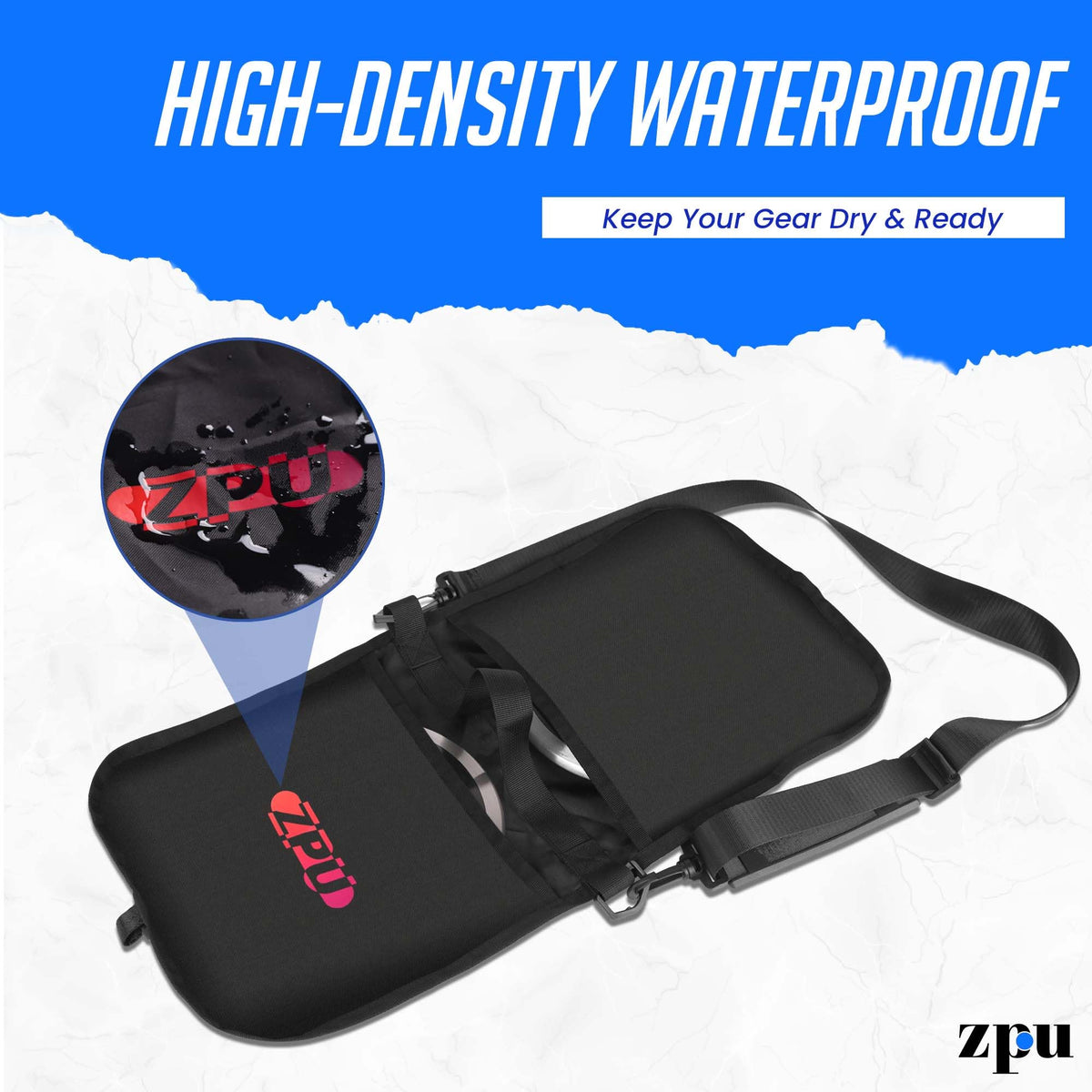 ZPU Discus Carrier compact 10x10 size fits easily in gym or car