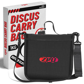 ZPU Discus Carrier exterior with handy strap for easy transport between practice