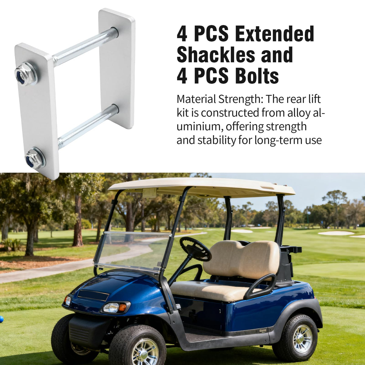 Zreneyfex 1-inch rear lift height illustration for reference