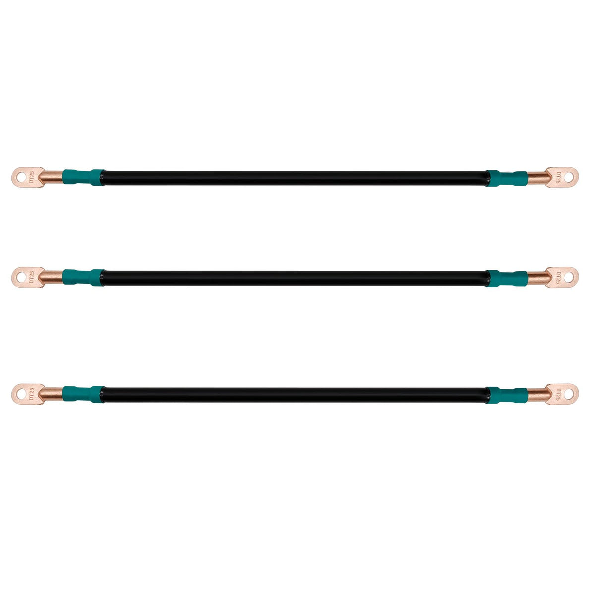 ZUDKSUY 48V battery cables for EZGO RXV, 16-inch length, 4-gauge for stable power.
