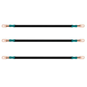 ZUDKSUY 48V battery cables for EZGO RXV, 16-inch length, 4-gauge for stable power.