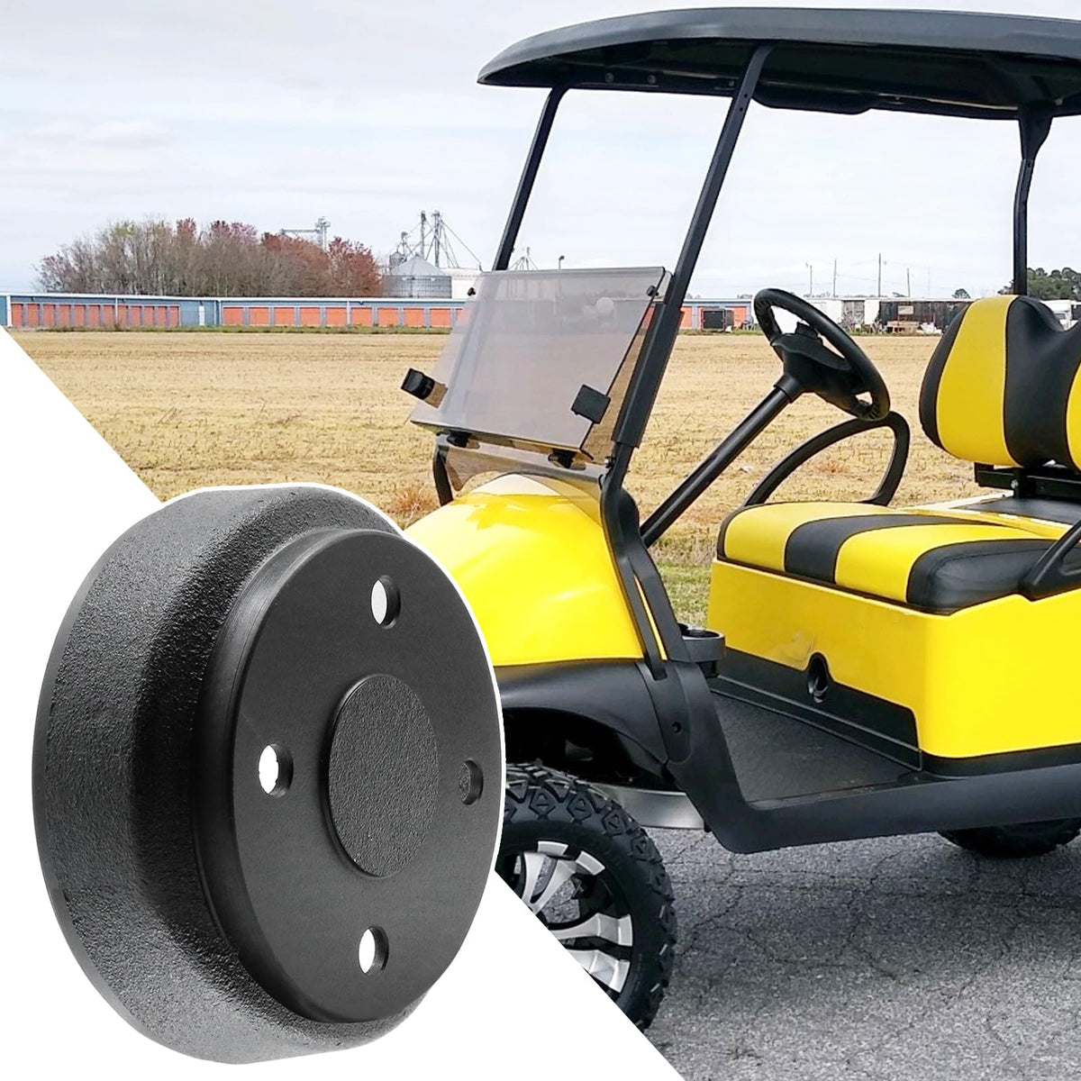 ZUDKSUY brake repair kit packaging shows complete Club Car replacement parts