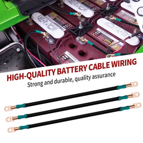 ZUDKSUY easy install cables, 4 gauge, 16 inch for quick setup.