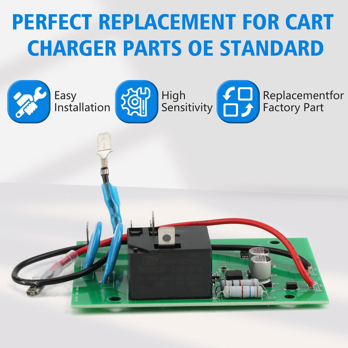 ZUDZUW 50A fuse safety feature board adds electrical protection.