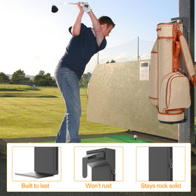 ZUIWAN wall-mounted rack fully assembled and ready for quick installation