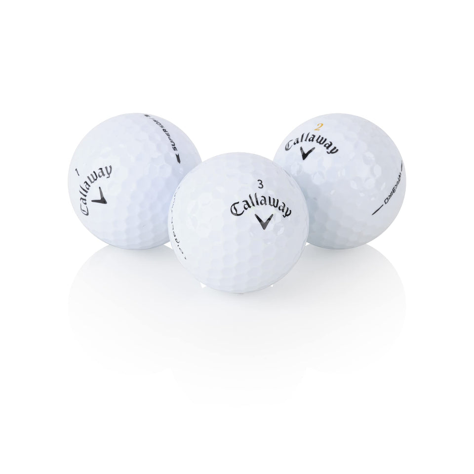 ZUSSET Callaway 50 Mix bundle of recycled golf balls ready to play for practice