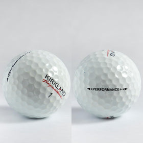 ZUSSET Kirkland Performance Plus 50-pack balls offer affordable practice on the driving range.