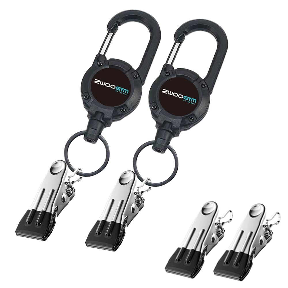ZWOOGYM headcover retractable clip secures your cover on the bag