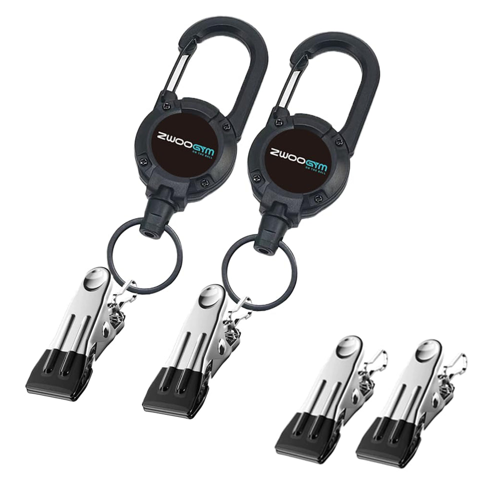 ZWOOGYM headcover retractable clip secures your cover on the bag