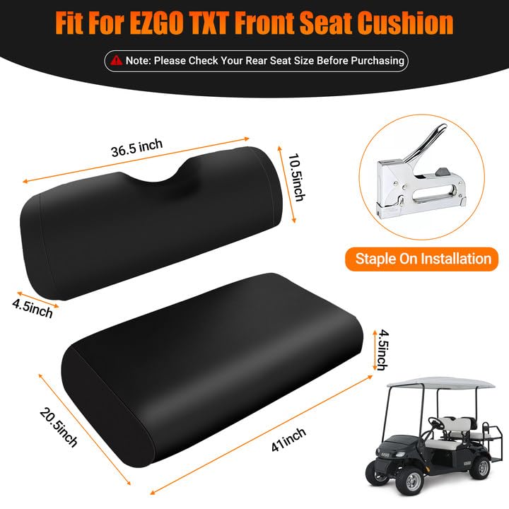 Close-up of ZWPARTS black microfiber leather seat cover texture and stitching