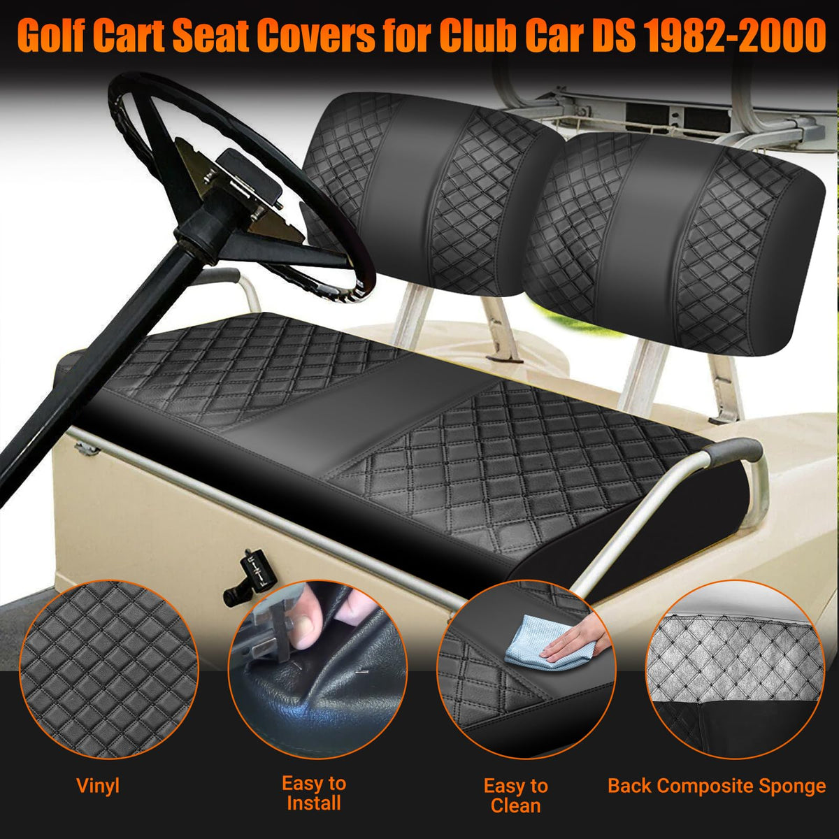 Zwparts Club Car DS fit detail showing 1982-2000 compatibility.