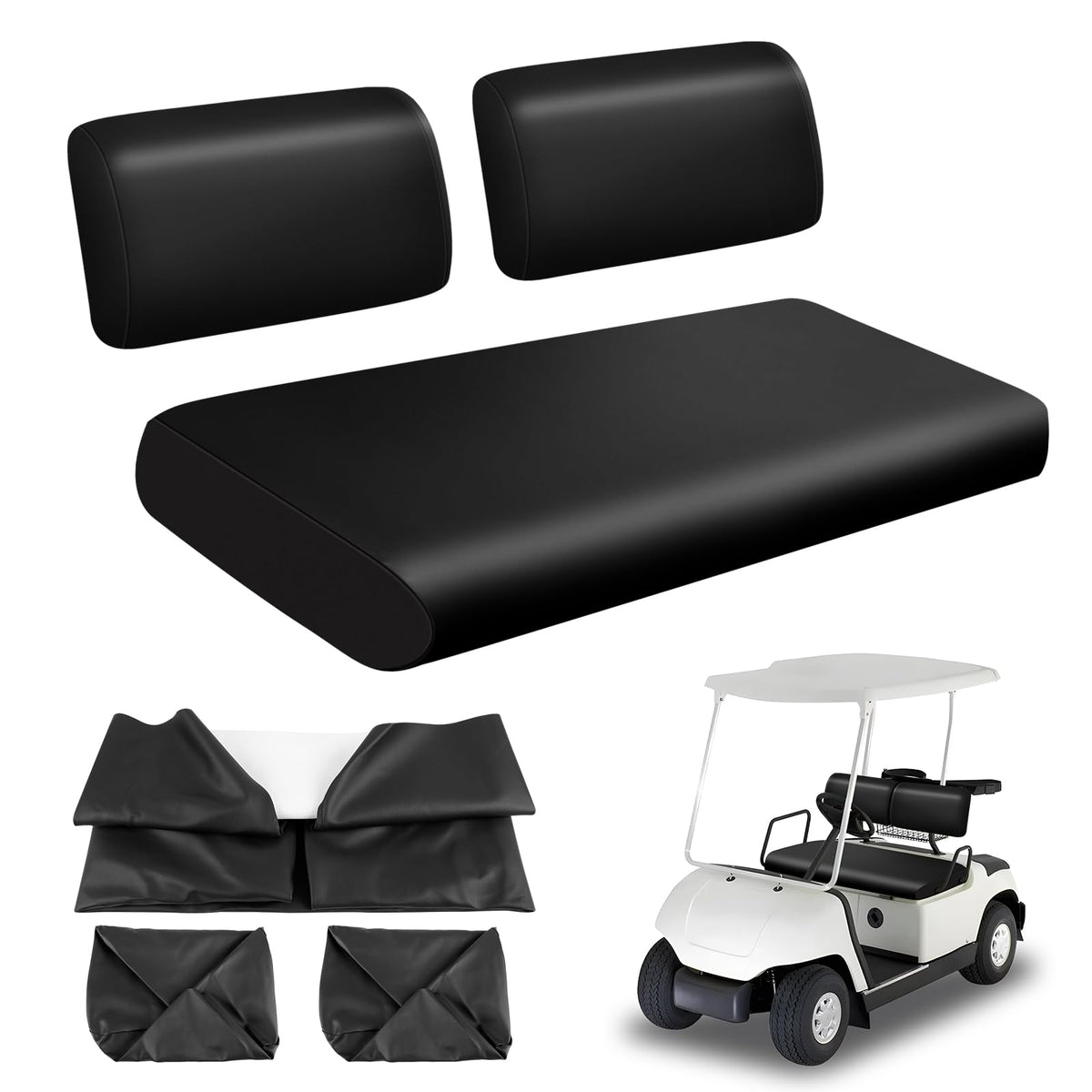 ZWPARTS front seat cover for Yamaha G11: enhanced comfort and OEM-like fit.