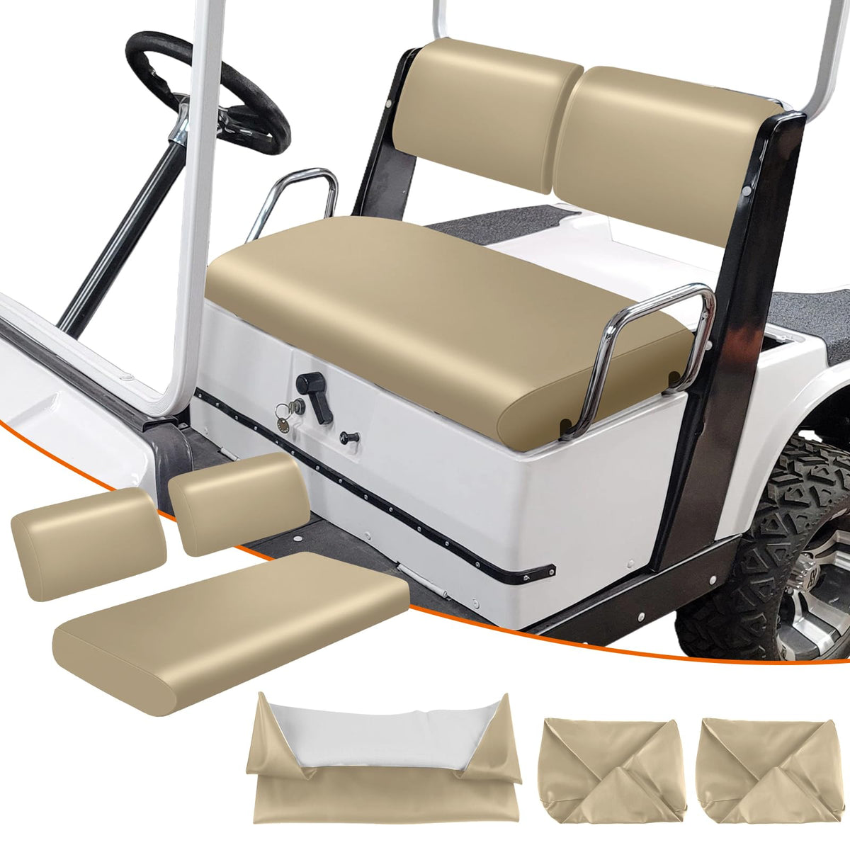 ZWPARTS front seat cover for Yamaha G14 fit protects against wear during weekend rides