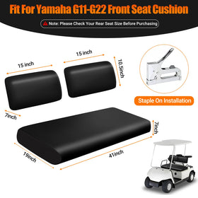 ZWPARTS front seat cover for Yamaha G16: upgraded comfort on longer rides.