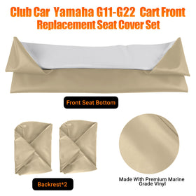 ZWPARTS front seat cover for Yamaha G21 fit offers waterproof, easy-clean performance