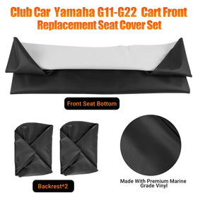 ZWPARTS front seat cover for Yamaha G21: balanced comfort and protection.