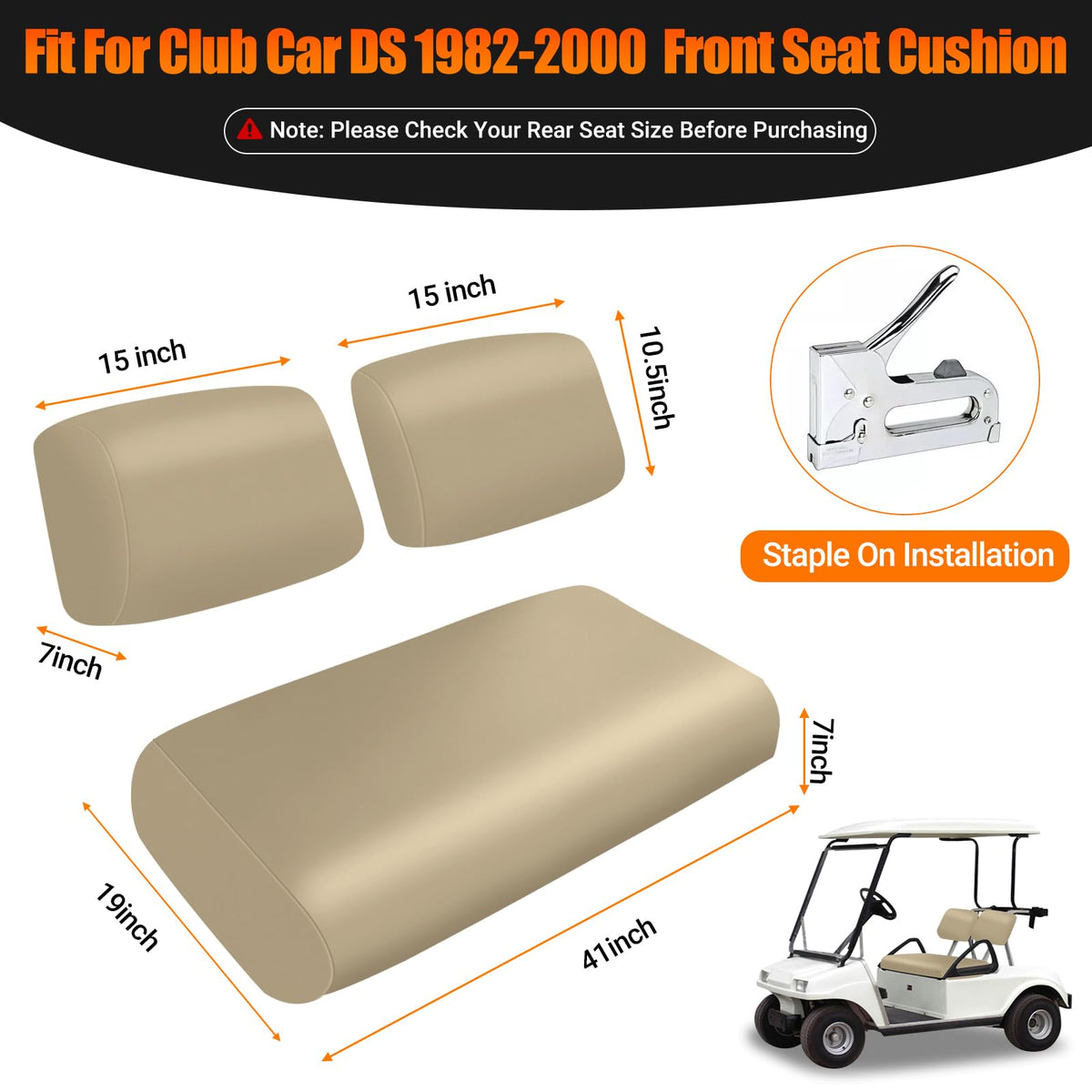 ZWPARTS leather-like beige seat cover closeup demonstrating premium texture.