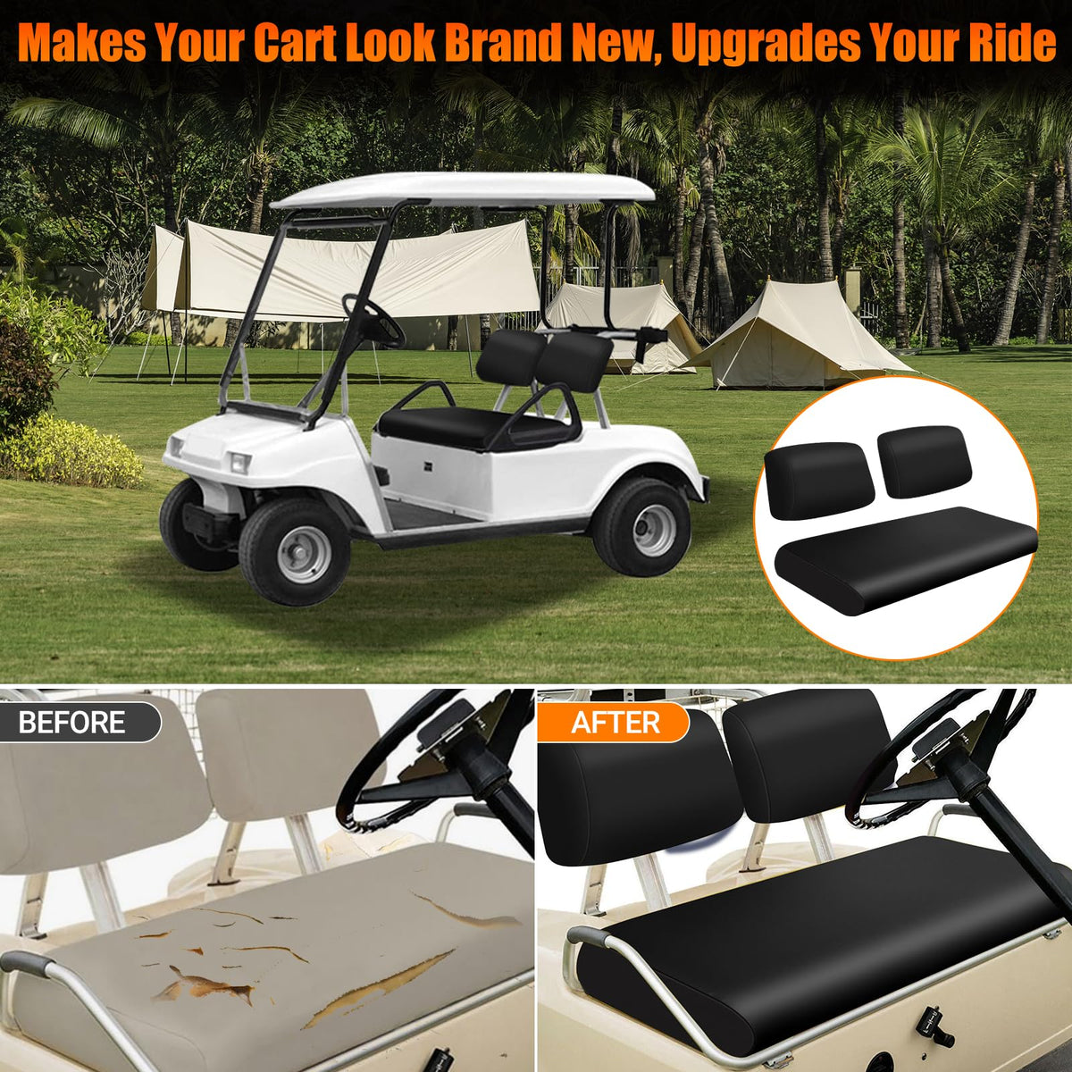 ZWPARTS Club Car DS fitment ensures snug OEM-like fit.