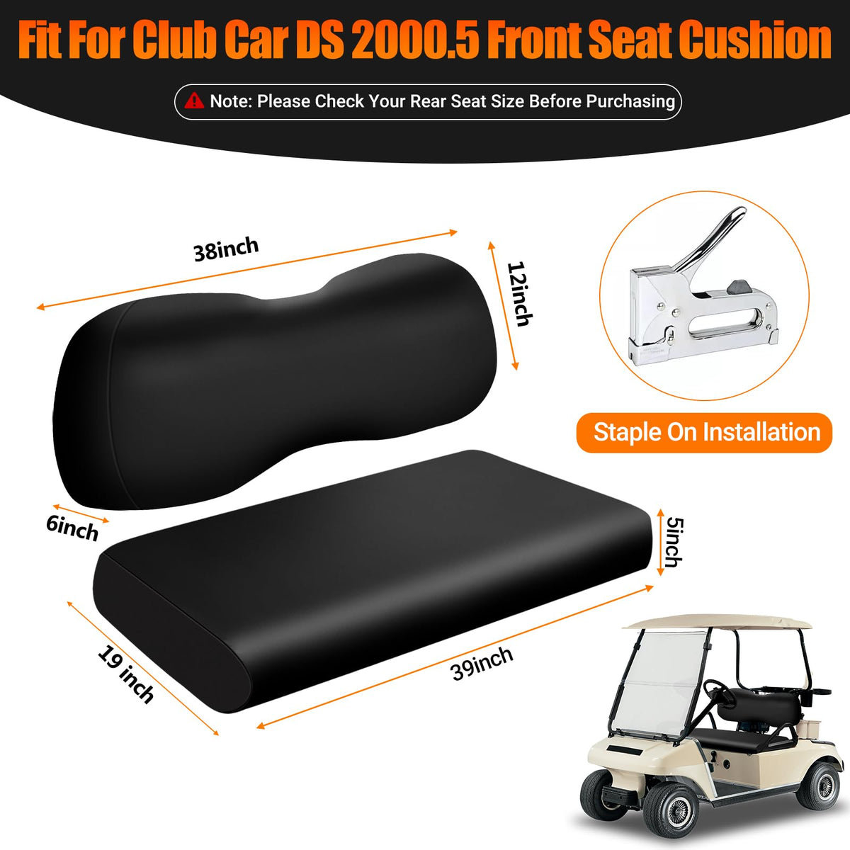 Tight-fit design of ZWPARTS seat cover follows original seat contours