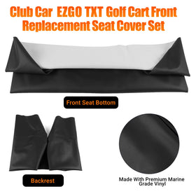 UV-resistant ZWPARTS seat cover maintains color on EZGO TXT