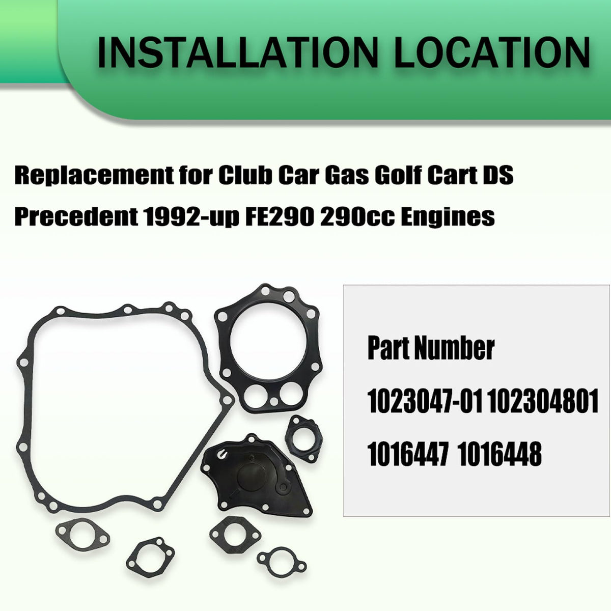 ZZHHIWANN exhaust gasket provides leak-free exhaust connections