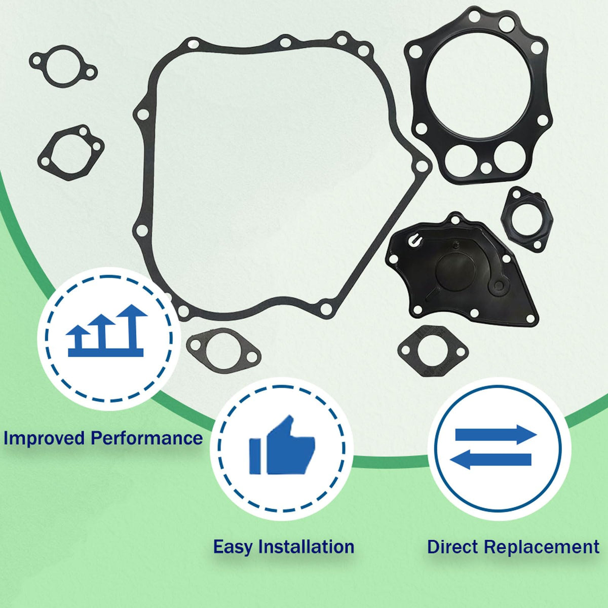 ZZHHIWANN head and intake gasket set ensures reliable engine sealing